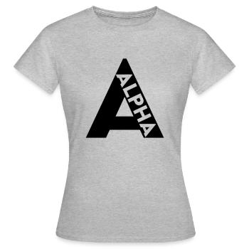 A l'OTAN - T-shirt Femme - gris chiné - Devant - AI Model Female 172 dark (172cm)