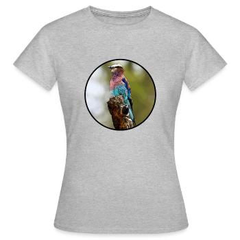 Walze - Frauen T-Shirt - Grau meliert - Vorne - AI Model Female 172 dark (172cm)