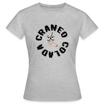 SKULL CASTING - Women's T-Shirt - heather grey - Front - AI Model Female 172 dark (172cm)
