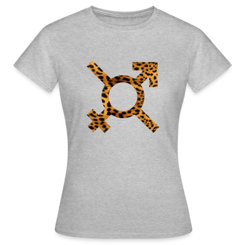 logo annsom leopard - T-shirt Femme