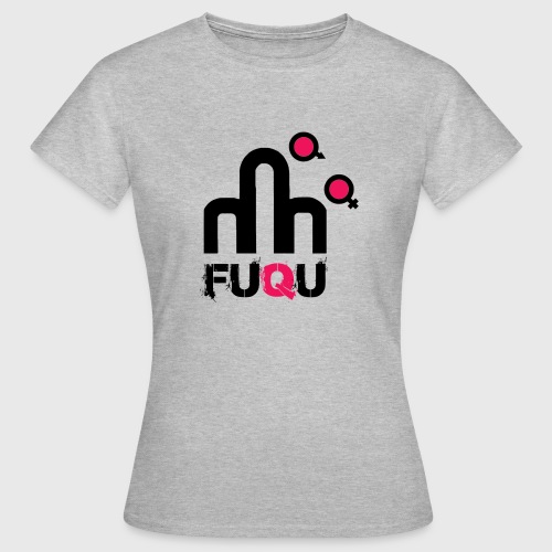 T-shirt FUQU logo colore nero - Maglietta da donna
