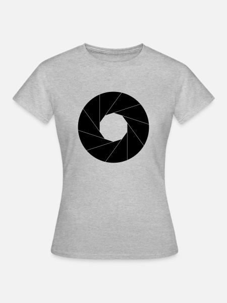 shutter - Frauen T-Shirt - Grau meliert