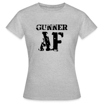 Gunner - Women's T-Shirt - heather grey - Front - AI Model Female 172 dark (172cm)