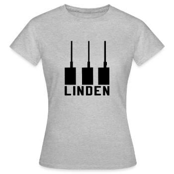 I love Hannover | Home Lower Saxony gift - Women's T-Shirt - heather grey - Front - AI Model Female 172 dark (172cm)