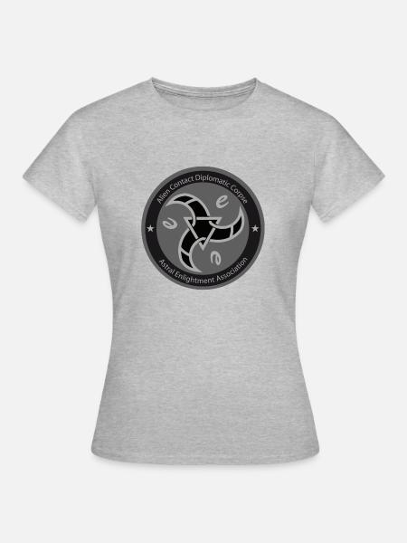 astral enlightment association - Frauen T-Shirt - Grau meliert