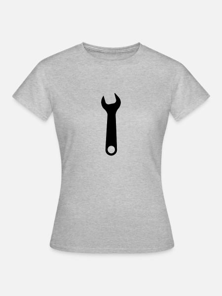 Werkzeug - Frauen T-Shirt - Grau meliert