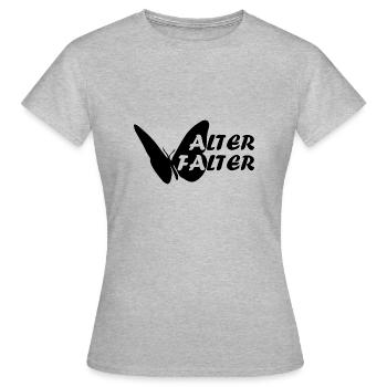 Alter Falter - Frauen T-Shirt - Grau meliert - Vorne - AI Model Female 172 dark (172cm)