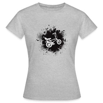 Chopper - Frauen T-Shirt - Grau meliert - Vorne - AI Model Female 172 dark (172cm)