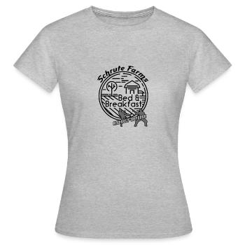 BnB and Self Defense - Women's T-Shirt - heather grey - Front - AI Model Female 172 dark (172cm)