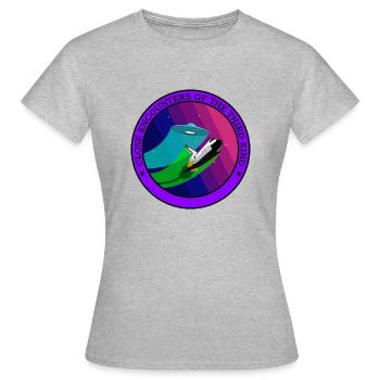 Close Encounters of The Third Kind Spaceship - Women's T-Shirt - heather grey - Front - AI Model Female 172 dark (172cm)
