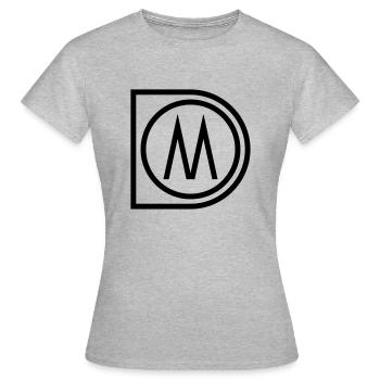 Dom plein - T-shirt Femme - gris chiné - Devant - AI Model Female 172 dark (172cm)