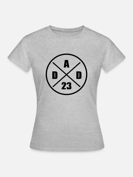 Dad 23 - Frauen T-Shirt - Grau meliert