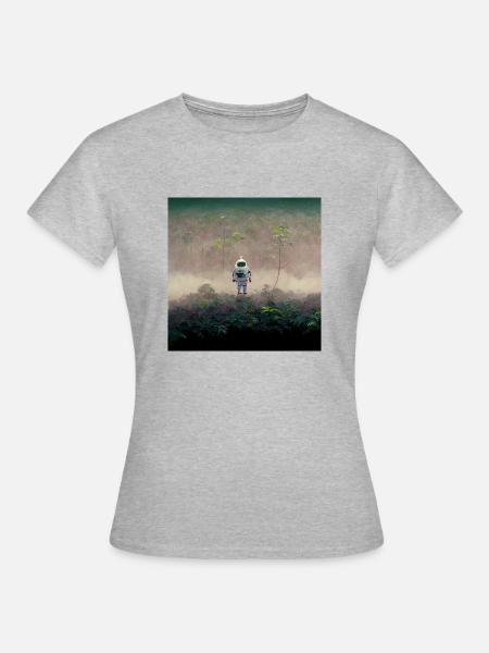 Lonely Voyager 006 - Frauen T-Shirt - Grau meliert