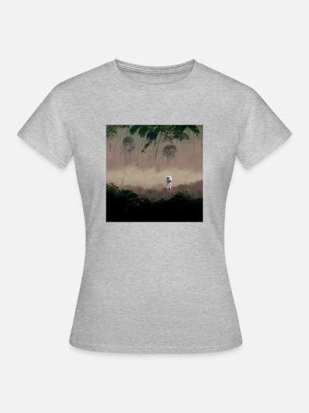 Lonely Voyager 021 - Frauen T-Shirt - Grau meliert