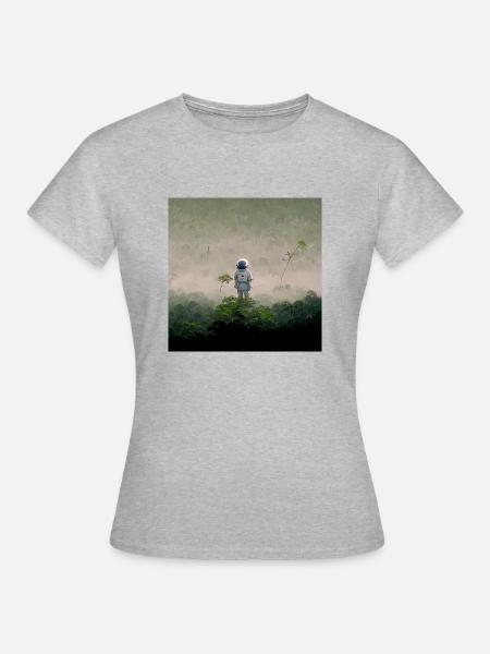 Lonely Voyager 071 - Frauen T-Shirt - Grau meliert