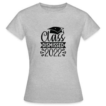 Classe rejetée en 2022 - T-shirt Femme - gris chiné - Devant - AI Model Female 172 dark (172cm)