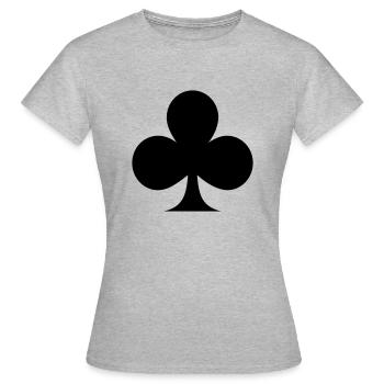 KLEE - Frauen T-Shirt - Grau meliert - Vorne - AI Model Female 172 dark (172cm)