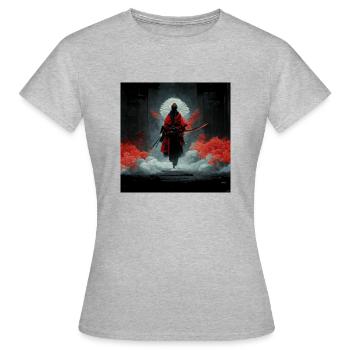 le réveil du ronin - T-shirt Femme - gris chiné - Devant - AI Model Female 172 dark (172cm)