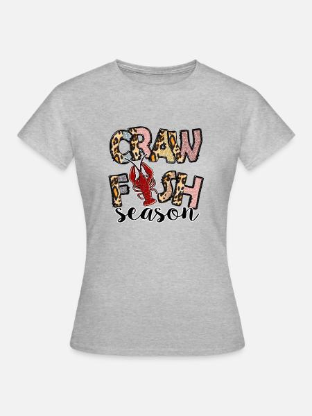 Langusten-Saison - Frauen T-Shirt - Grau meliert
