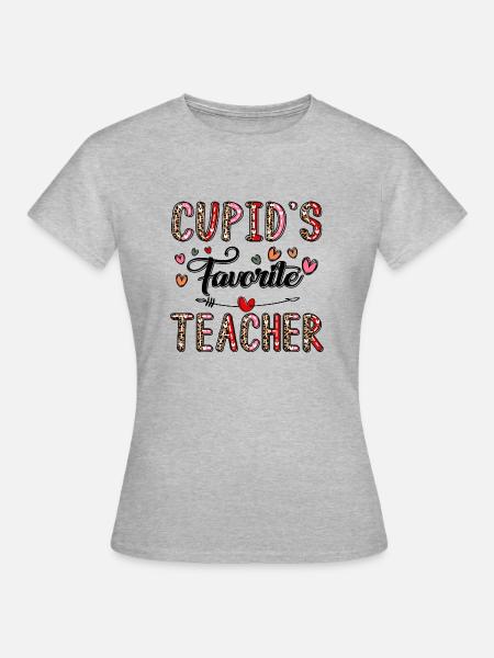 Amor FavoritLehrer - Frauen T-Shirt - Grau meliert