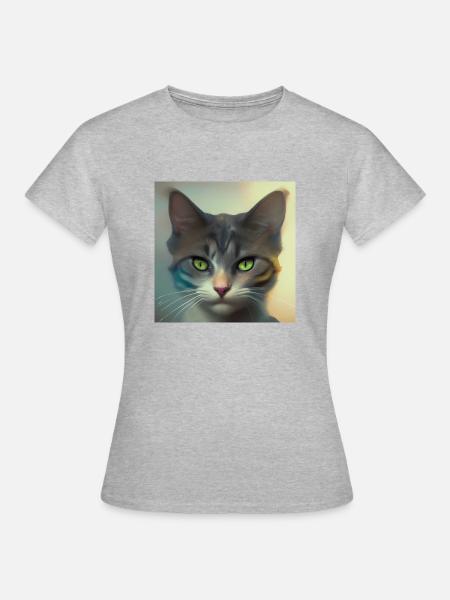 Tierfreund - Frauen T-Shirt - Grau meliert