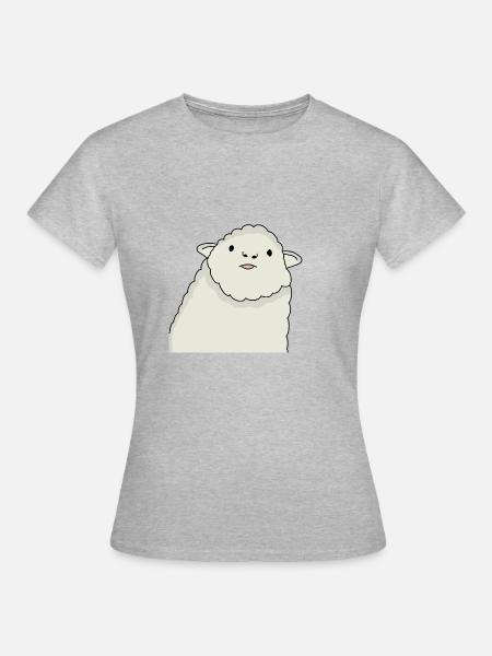 Blaaa sheep - Frauen T-Shirt - Grau meliert