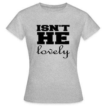 N’est-il pas charmant - T-shirt Femme - gris chiné - Devant - AI Model Female 172 dark (172cm)