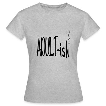 Adulte - T-shirt Femme - gris chiné - Devant - AI Model Female 172 dark (172cm)