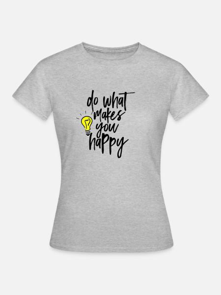 MOTIVATION - Frauen T-Shirt - Grau meliert
