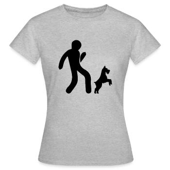 Dancing Dance Music - Women's T-Shirt - heather grey - Front - AI Model Female 172 dark (172cm)