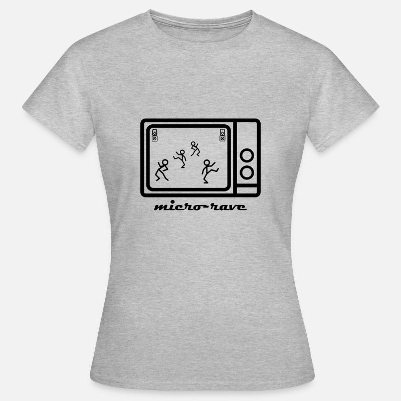 micro rave - Women's T-Shirt - heather grey