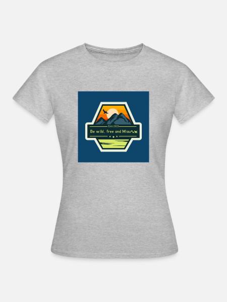 Freiheit und reiselust rufen dich - Frauen T-Shirt - Grau meliert