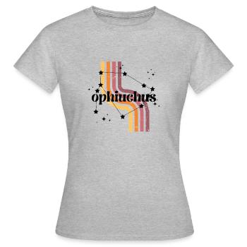 Ophiuchus horoscope rétro - T-shirt Femme - gris chiné - Devant - AI Model Female 172 dark (172cm)