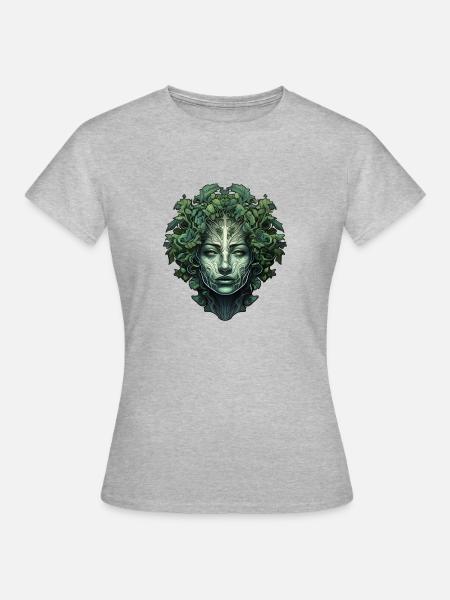 Die Seele der Natur - Frauen T-Shirt - Grau meliert