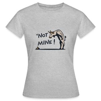 Not Mine! - Women's T-Shirt - heather grey - Front - AI Model Female 172 dark (172cm)