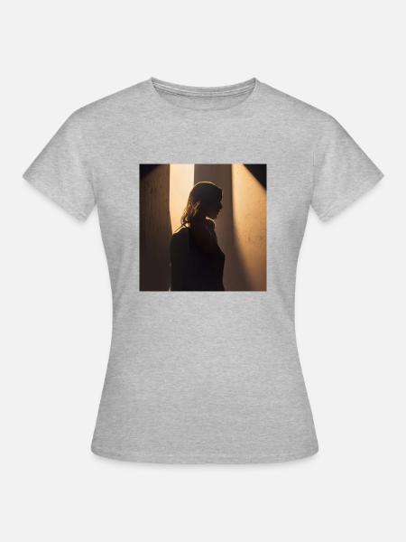 Schatten - Frauen T-Shirt - Grau meliert