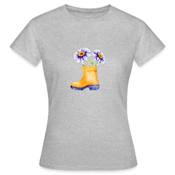 Jardin cadeau jardinier verger jardinier amateur - T-shirt Femme - gris chiné - Devant - AI Model Female 172 dark (172cm)