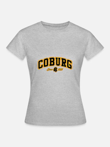 COBURG - Frauen T-Shirt - Grau meliert