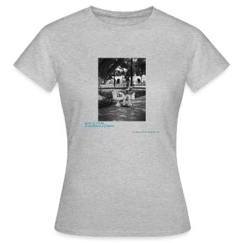 Quite time - T-shirt Femme - gris chiné - Devant - AI Model Female 172 dark (172cm)
