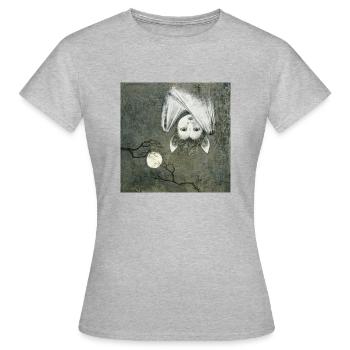 Chauve-souris enfant des Monts d'Aree - T-shirt Femme - gris chiné - Devant - AI Model Female 172 dark (172cm)