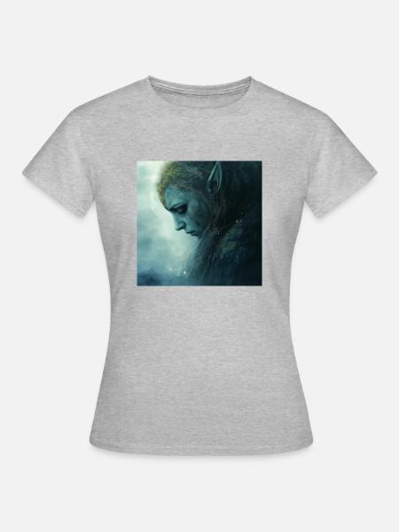 Elfe - Frauen T-Shirt - Grau meliert