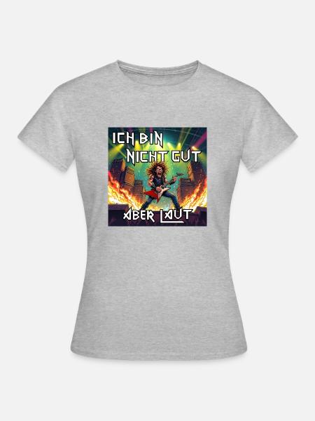 Laut - Frauen T-Shirt - Grau meliert