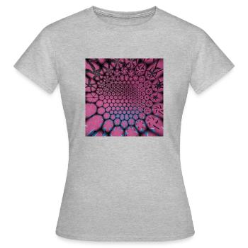 Stardust - T-shirt Femme - gris chiné - Devant - AI Model Female 172 dark (172cm)