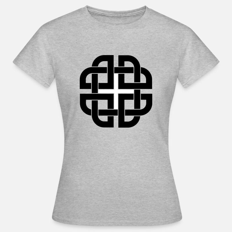 Celtic Shield Knot - Women's T-Shirt - heather grey