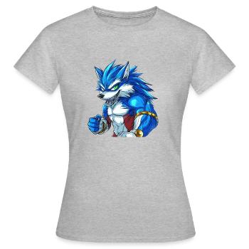 PRIMAL SURGE — Howlers Edition - Women's T-Shirt - heather grey - Front - AI Model Female 172 dark (172cm)
