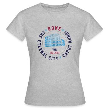 ROME - Women's T-Shirt - heather grey - Front - AI Model Female 172 dark (172cm)