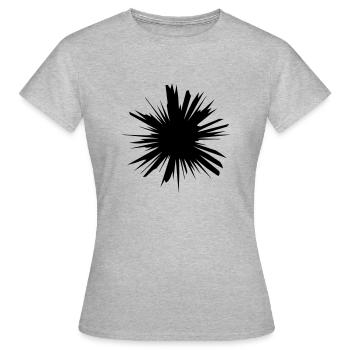 Conception de blast explosion destruction - T-shirt Femme - gris chiné - Devant - AI Model Female 172 dark (172cm)