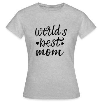 Best mom 25 - Frauen T-Shirt - Grau meliert - Vorne - AI Model Female 172 dark (172cm)