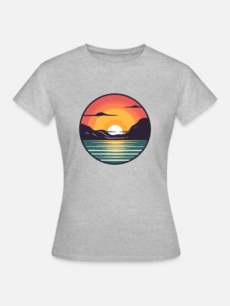 Sunset - Women's T-Shirt - heather grey