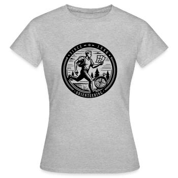 Orientation - T-shirt Femme - gris chiné - Devant - AI Model Female 172 dark (172cm)